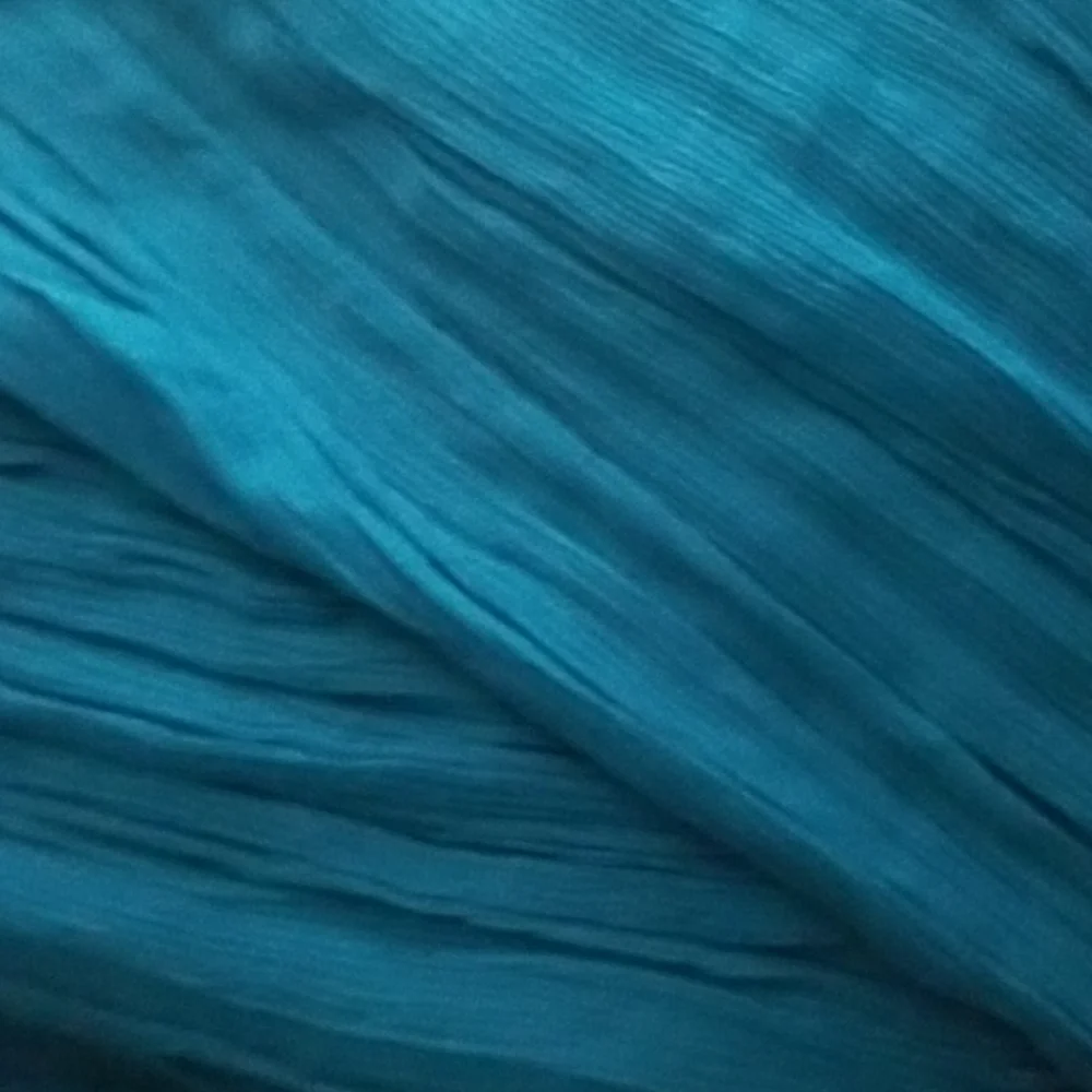 Vtg J Crew Arabelle teal silk strapless formal cocktail dress 2